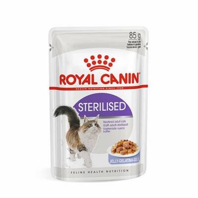 Sterilised Jelly Pouch Kısırlaştırılmış Kedi Konservesi 6 Adet 85 Gr