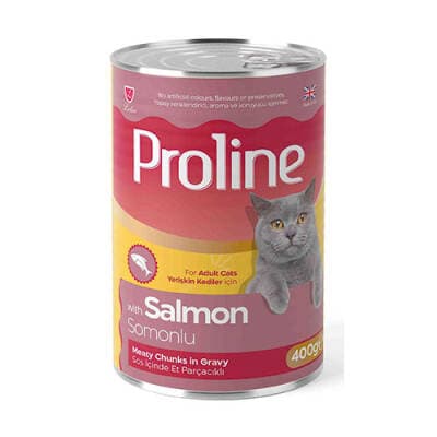 Somon Etli Sos İçinde Gravy Yetişkin Kedi Konservesi 400 Gr