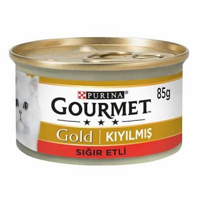Kıyılmış Sığır Etli Yetişkin Kedi Konservesi 85 Gr