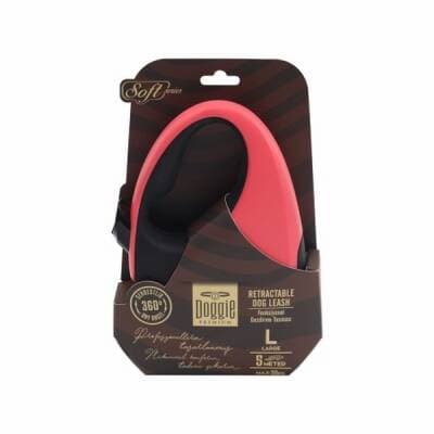 Otomatik Köpek Tasması Soft Seri Large Pembe