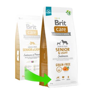 Skin Coat Senior Light Somonlu Tahılsız Light Yaşlı Köpek Maması 12 Kg