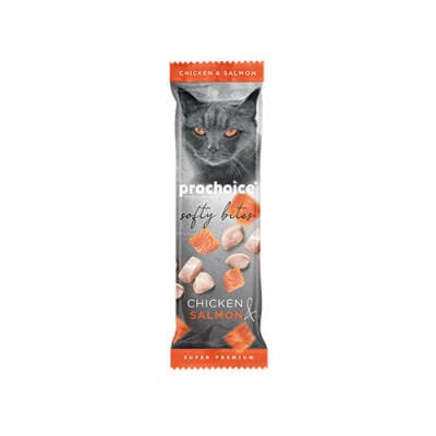 Softy Bites Tavuklu ve Somonlu Yumuşak Kedi Ödül Maması 10 Gr