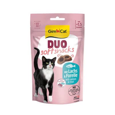 Duo Soft Shacks Somon ve Alabalıklı Kedi Ödül Maması 50 Gr
