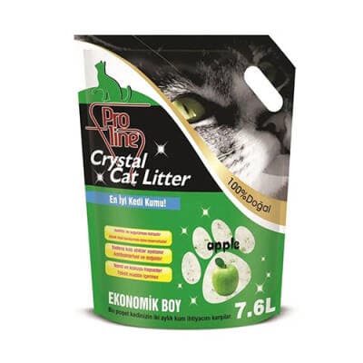 Elma Aromalı Kristal Kedi Kumu 2x7,6 Lt