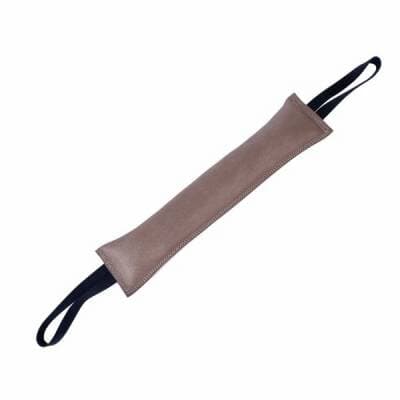 Deri Eğitim Köpek Isırma Yastığı Bej 8x45 Cm