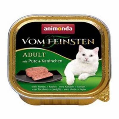 Vom Feinsten Hindili ve Tavşanlı Yetişkin Kedi Konservesi 100 Gr