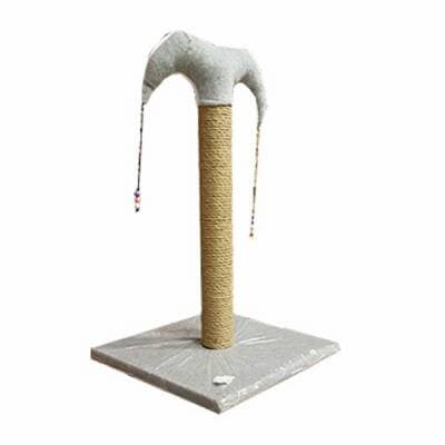 İnce Kedi Tırmalama Tahtası 50 Cm Gri