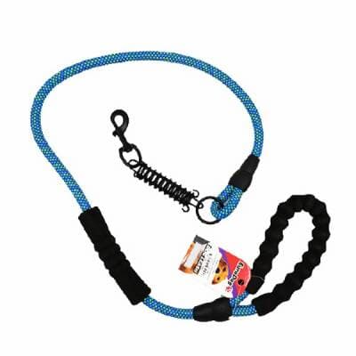 Reflektörlü Köpek Gezdirme Tasması 14 Mm 120 Cm Mavi
