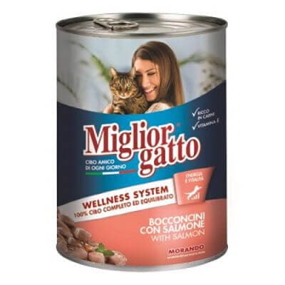 Somon Balıklı Yetişkin Kedi Konservesi 405 Gr