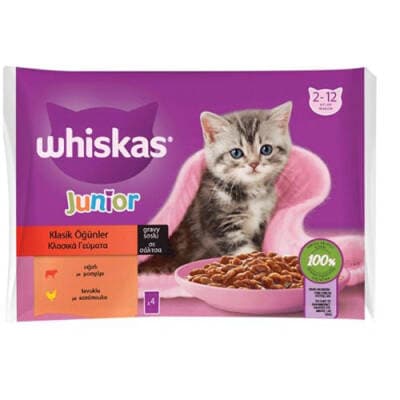 Pouch Sos İçinde Sığırlı ve Tavuklu Yavru Kedi Konservesi 4x85 Gr