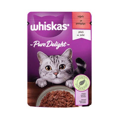 Pouch Pure Delight Jöle İçinde Sığır Etli Yetişkin Kedi Konservesi 85 Gr