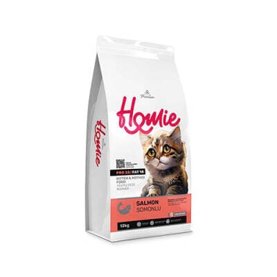 Mother & Baby Anne ve Bebek Kediler İçin Somonlu Kedi Maması 12 Kg
