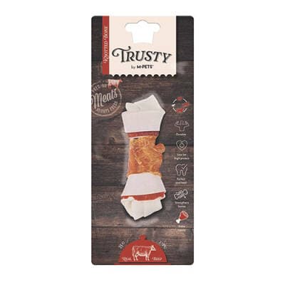 Trusty Extra Sığır Etli Düğümlü Kemik Köpek Ödülü 55 Gr 12,7 Cm