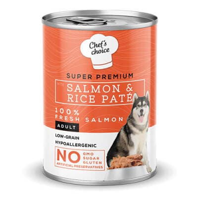 Pate Somonlu Düşük Tahıllı Yetişkin Köpek Konservesi 400 Gr