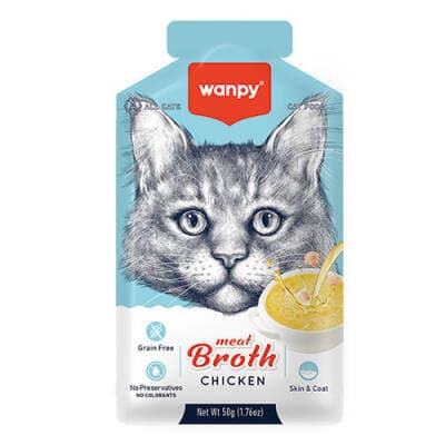 Tavuk Etli Tahılsız Kedi Çorbası 50 Gr