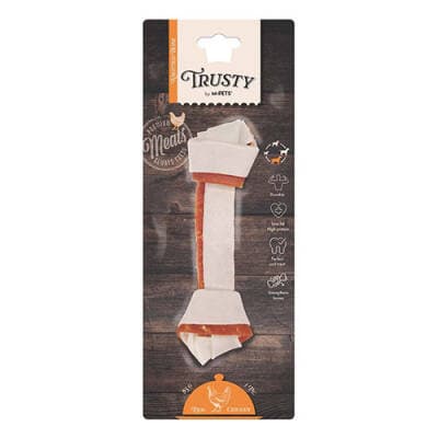 Trusty Tavuklu Düğümlü Kemik Köpek Ödülü 85 Gr 20,3 Cm