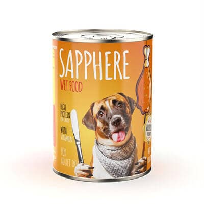 Kümes Hayvanlı Yetişkin Köpek Konservesi 24 Adet 400 Gr